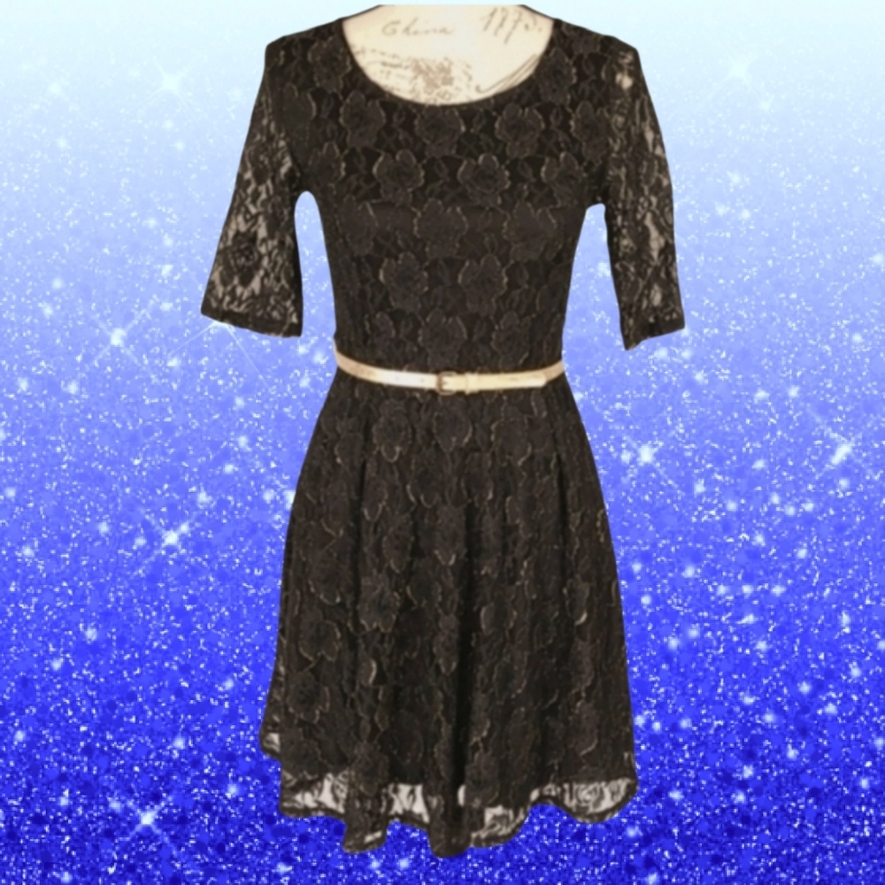Gold Rose Dress